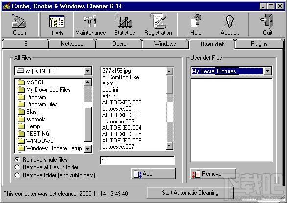Cache Cookie and Windows Cleaner,Cache Cookie and Windows Cleaner下载,Cache Cookie